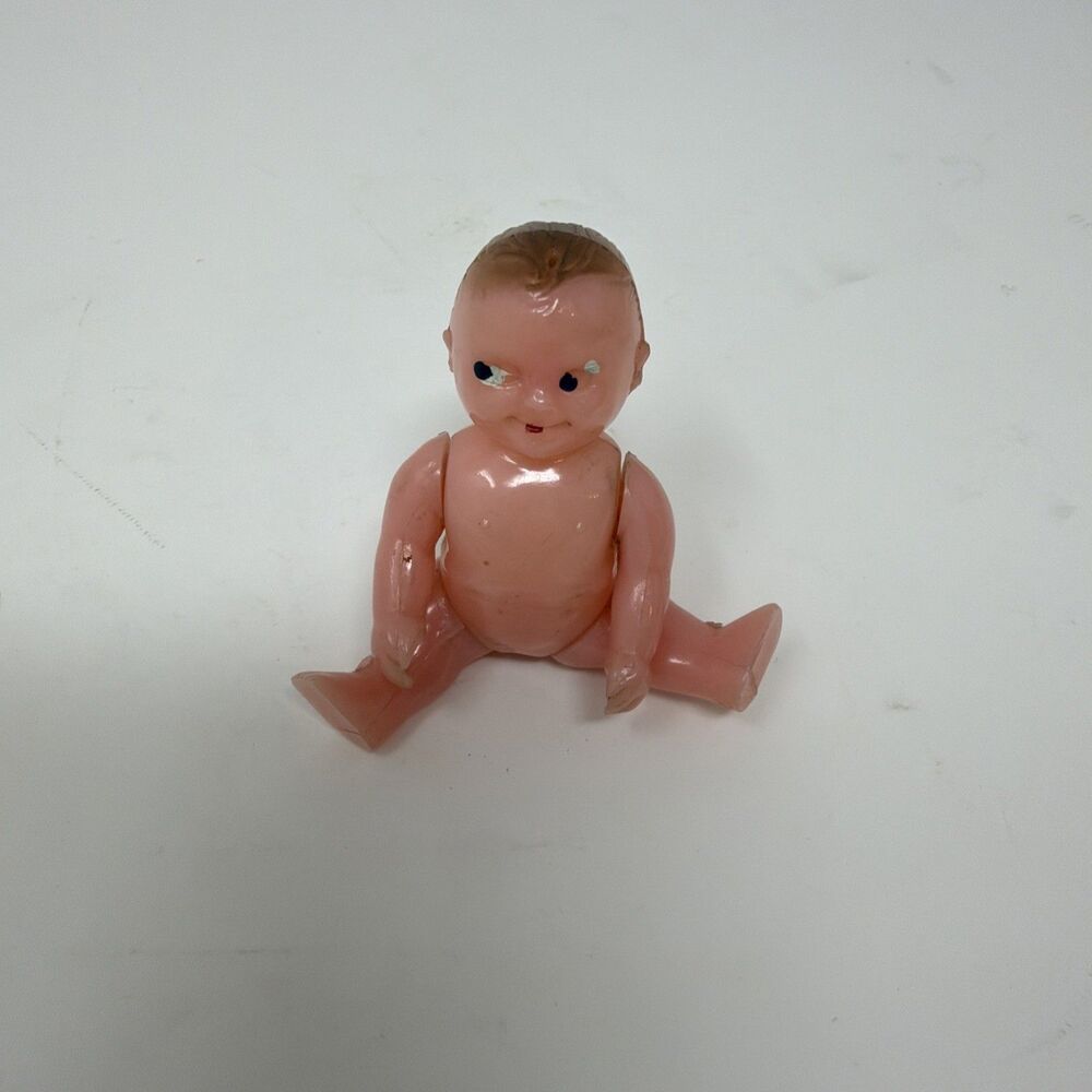 Vintage Renwal Baby No.8 Dollhouse Doll Movable Arms and Legs